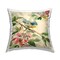Spring Bird on Stem Decorative Printed Throw Pillow Design by Carol Robinson, 18 x 7 x 18
